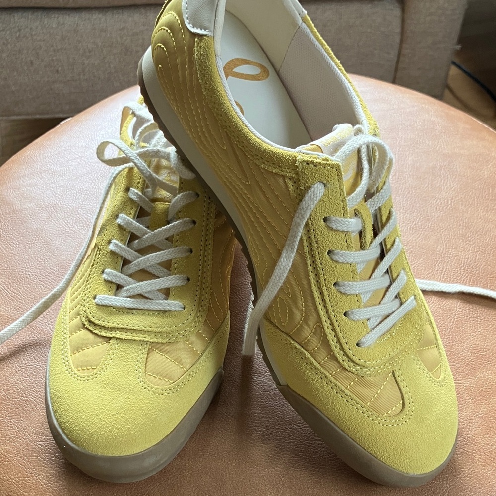 Sam Edelman Yellow Sneakers